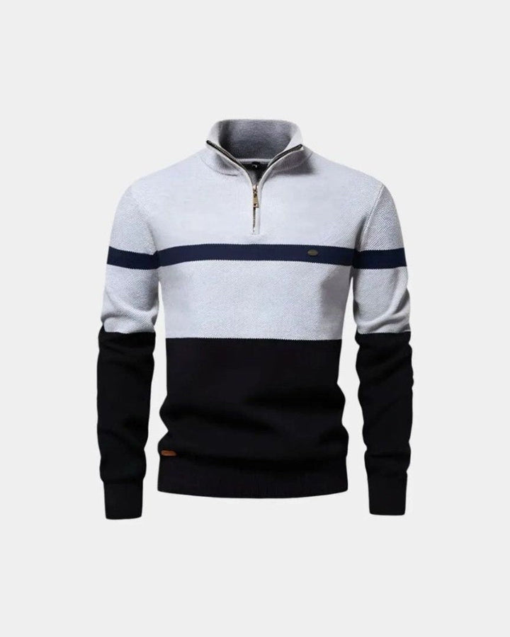 Frank | Farbblock-Troyer-Pullover