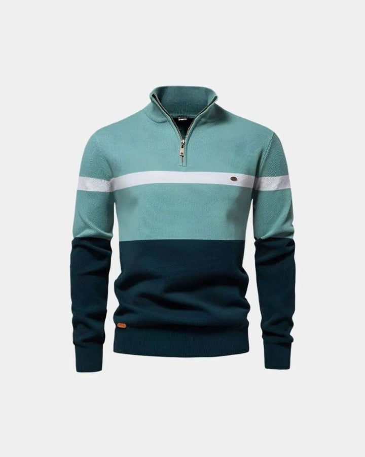 Frank | Farbblock-Troyer-Pullover