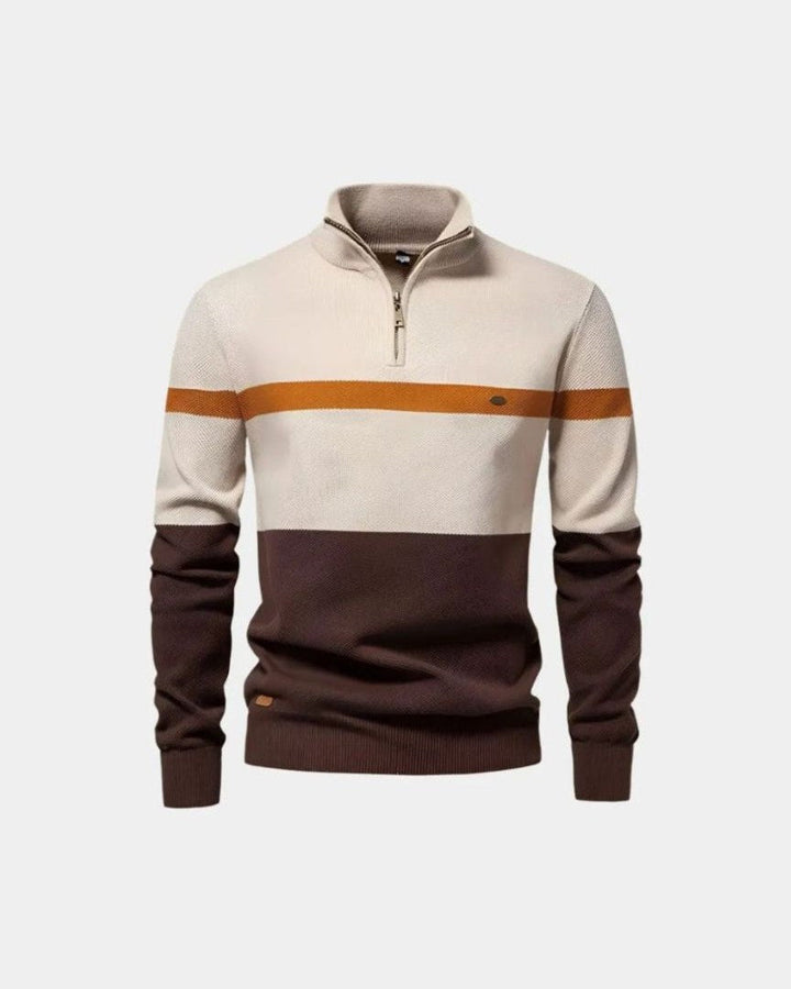 Frank | Farbblock-Troyer-Pullover