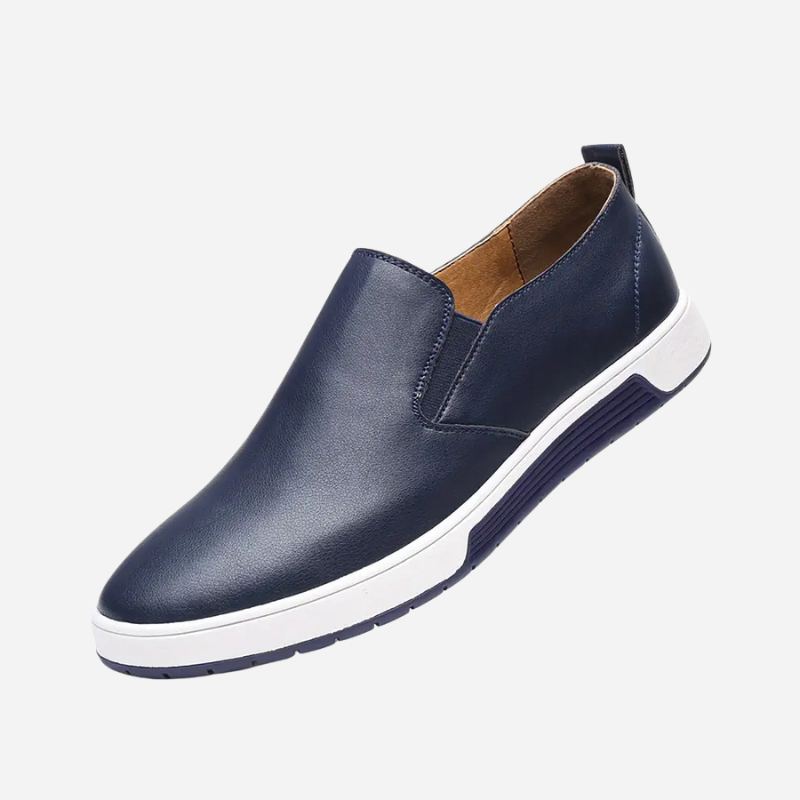 Ulrich | Schwarze Freizeit-Slipper