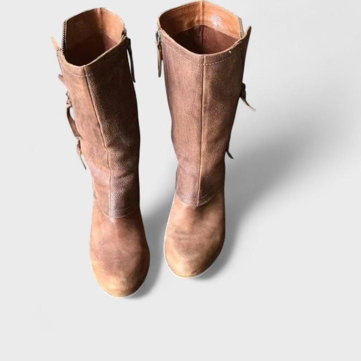Daria | Vintage-Stiefel bis zur Wadenmitte