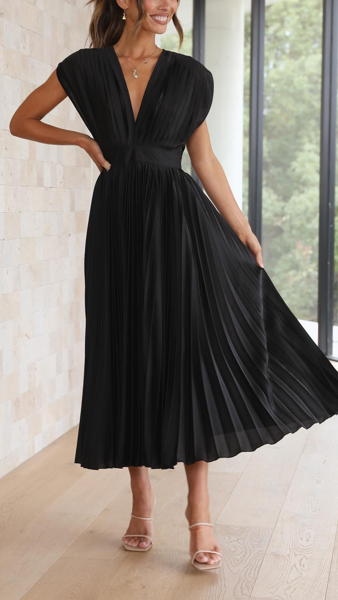 Sina | Kleid plissé elegant
