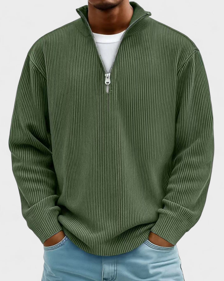 Erwin | Bordeauxroter Troyer-Pullover