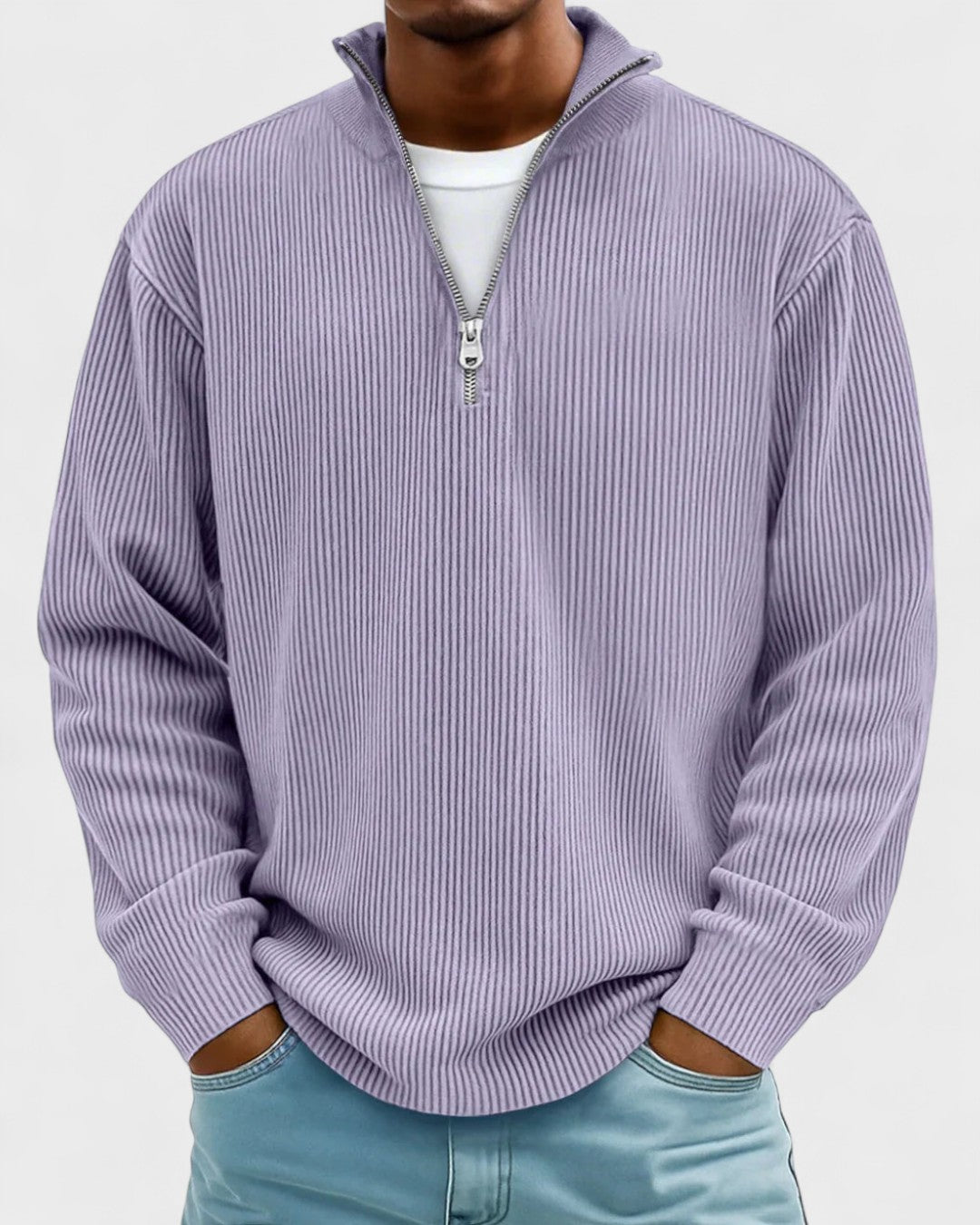 Erwin | Bordeauxroter Troyer-Pullover