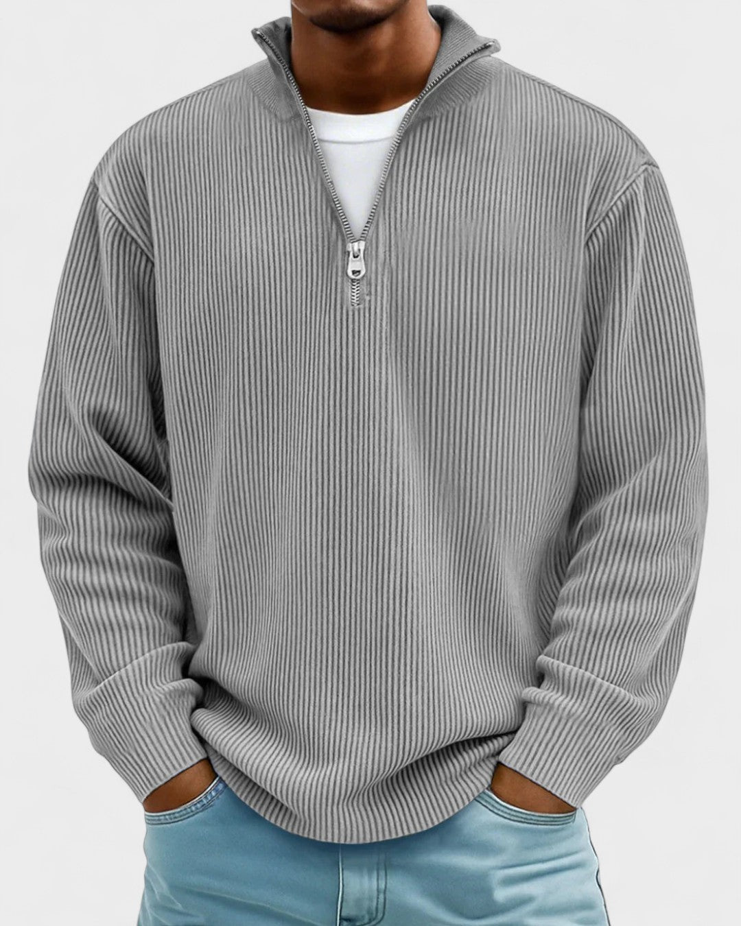 Erwin | Bordeauxroter Troyer-Pullover