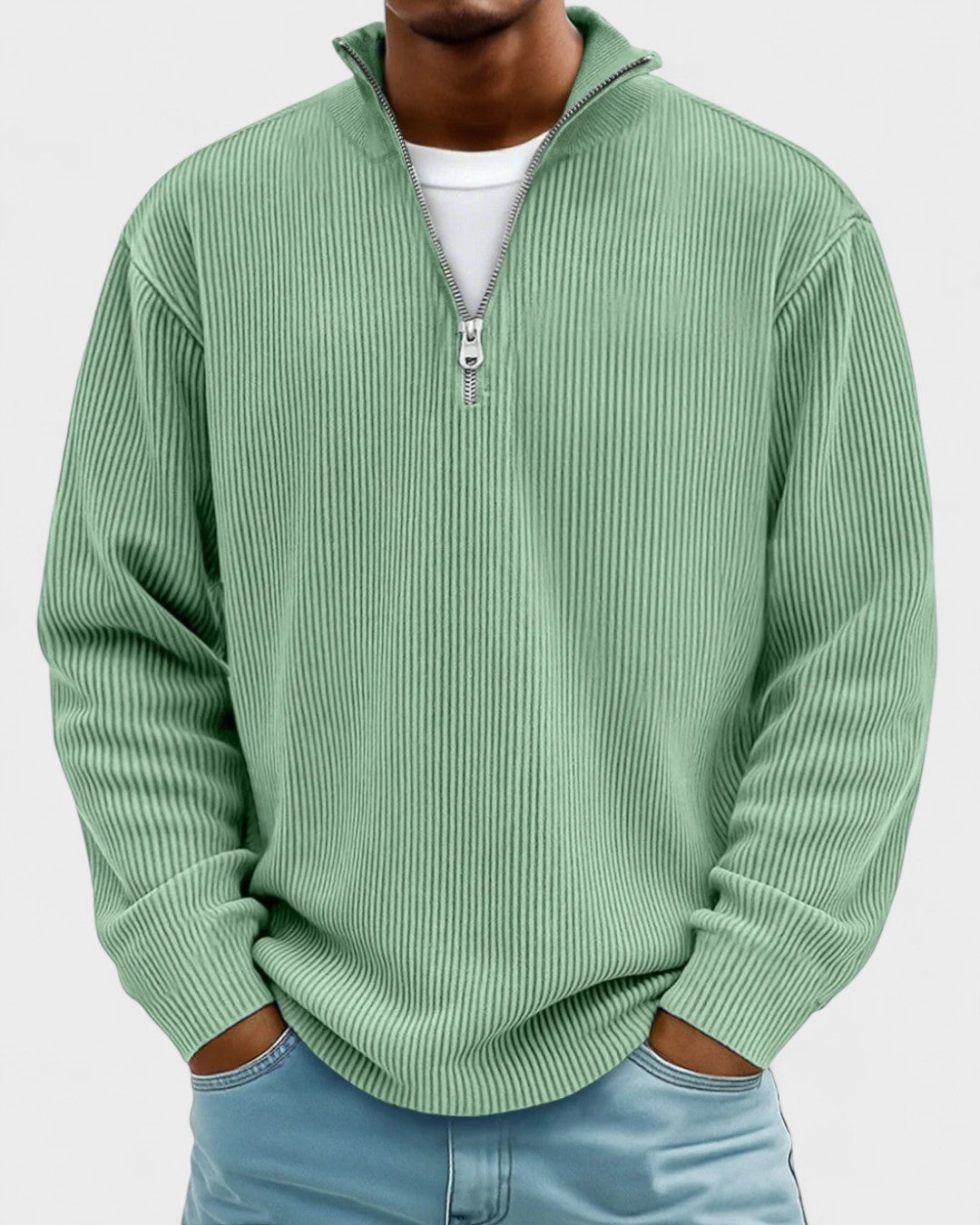Erwin | Bordeauxroter Troyer-Pullover