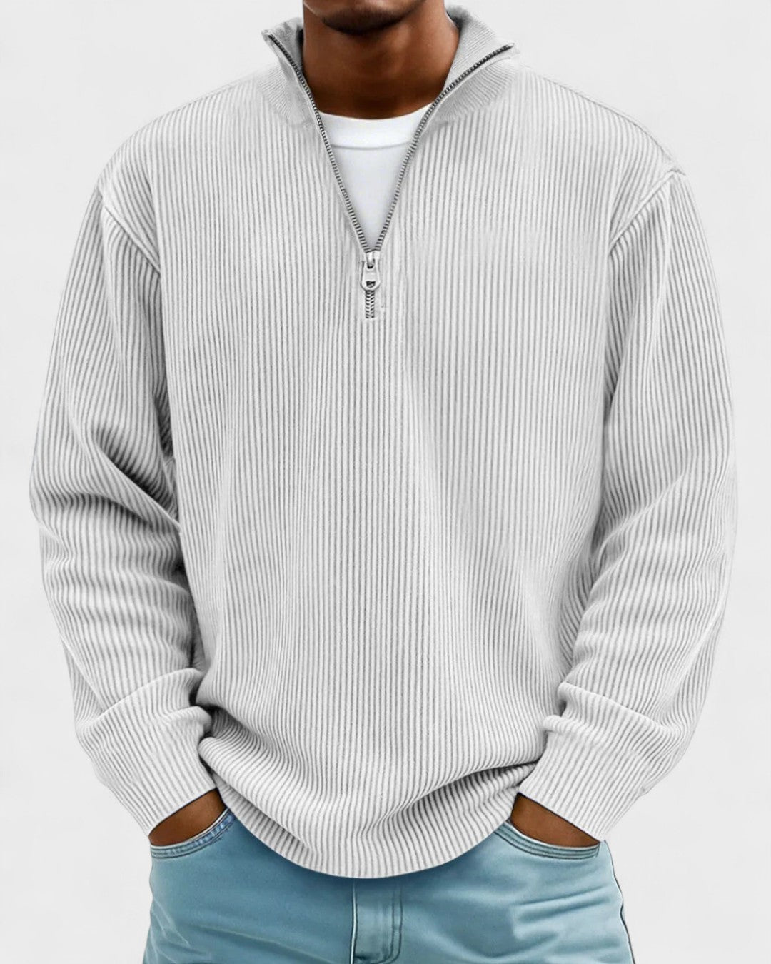 Erwin | Bordeauxroter Troyer-Pullover