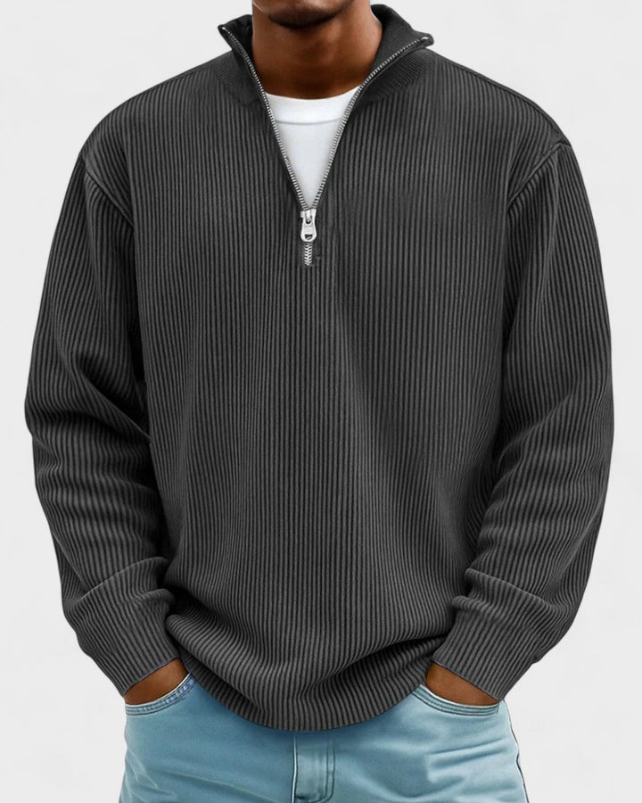 Erwin | Bordeauxroter Troyer-Pullover