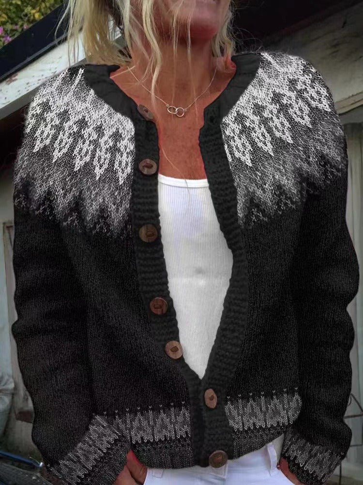 Klara | Strickjacke im isländischen Vintage-Stil