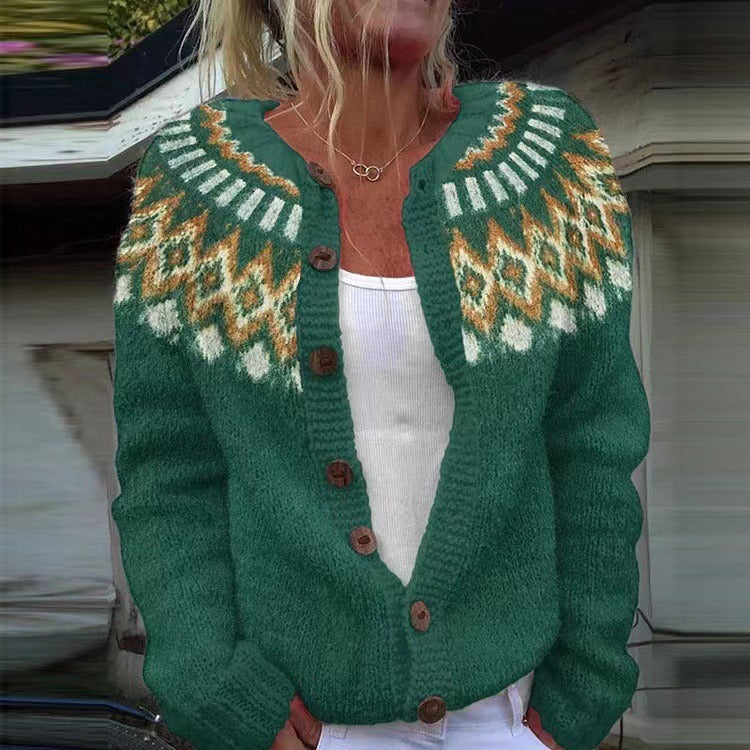 Petra | Strickjacke im isländischen Vintage-Stil