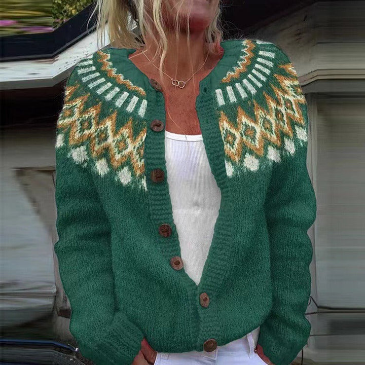 Petra | Strickjacke im isländischen Vintage-Stil