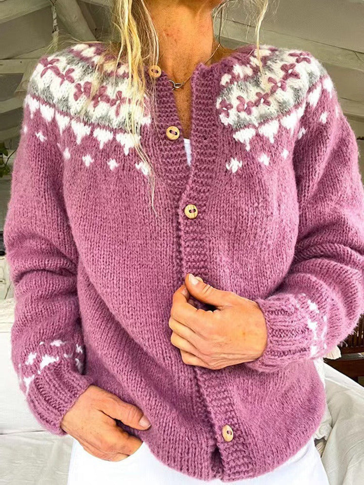 Anna | Strickjacke im isländischen Vintage-Stil