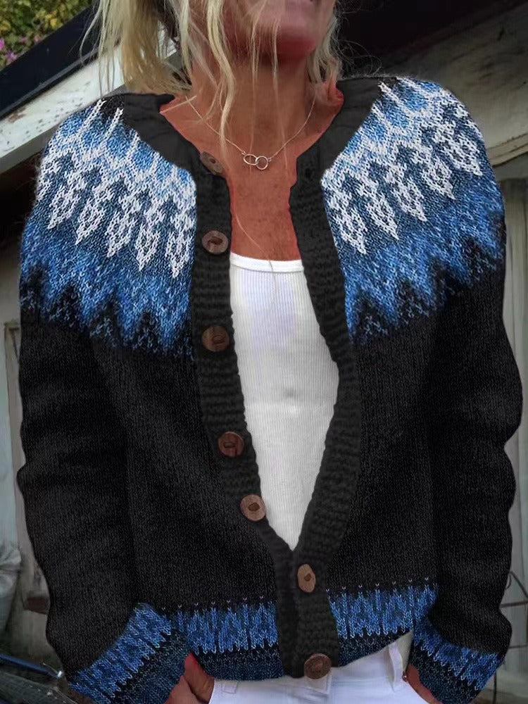 Karin | Strickjacke im isländischen Vintage-Stil