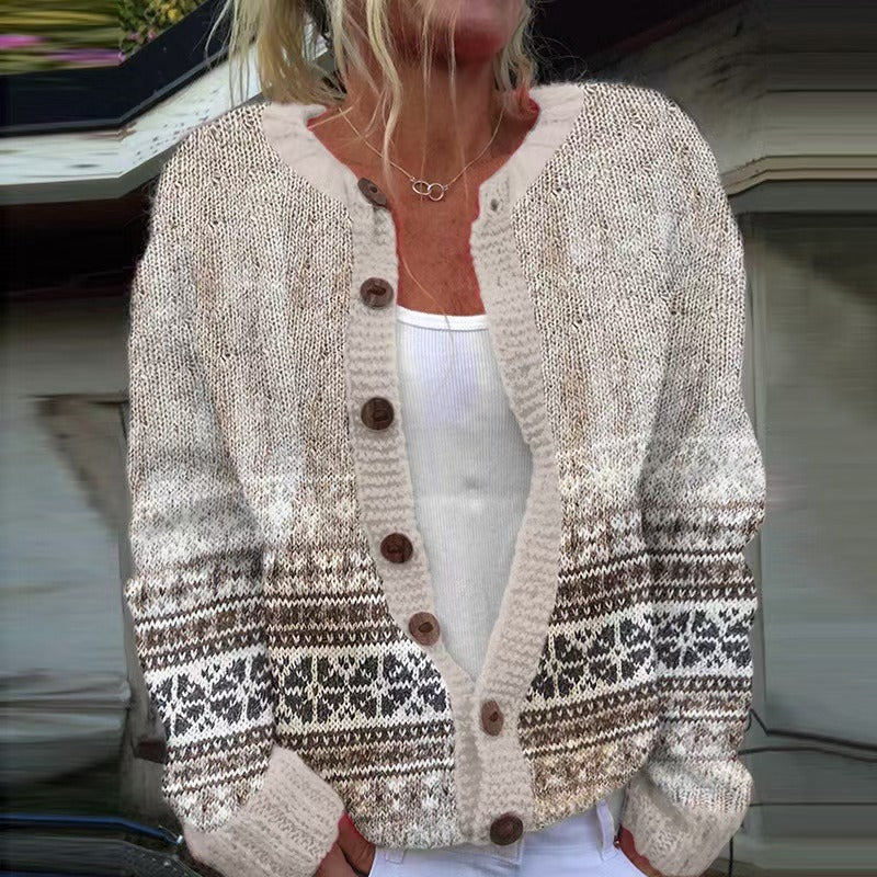 Inge | Strickjacke im isländischen Vintage-Stil