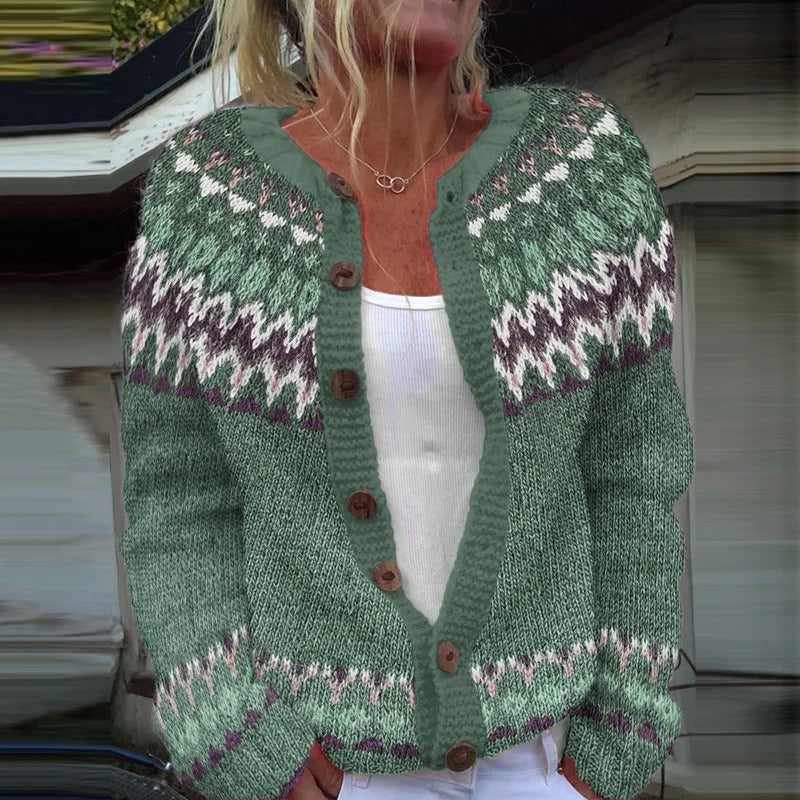 Luise | Strickjacke im isländischen Vintage-Stil