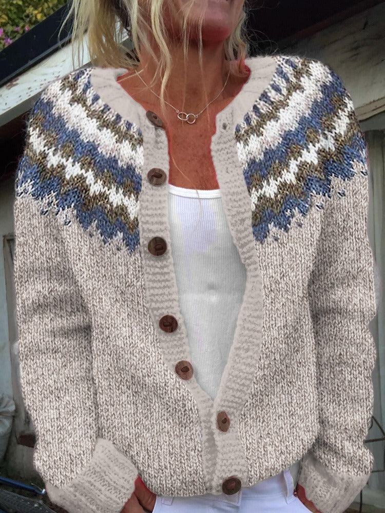 Marlene | Strickjacke im isländischen Vintage-Stil