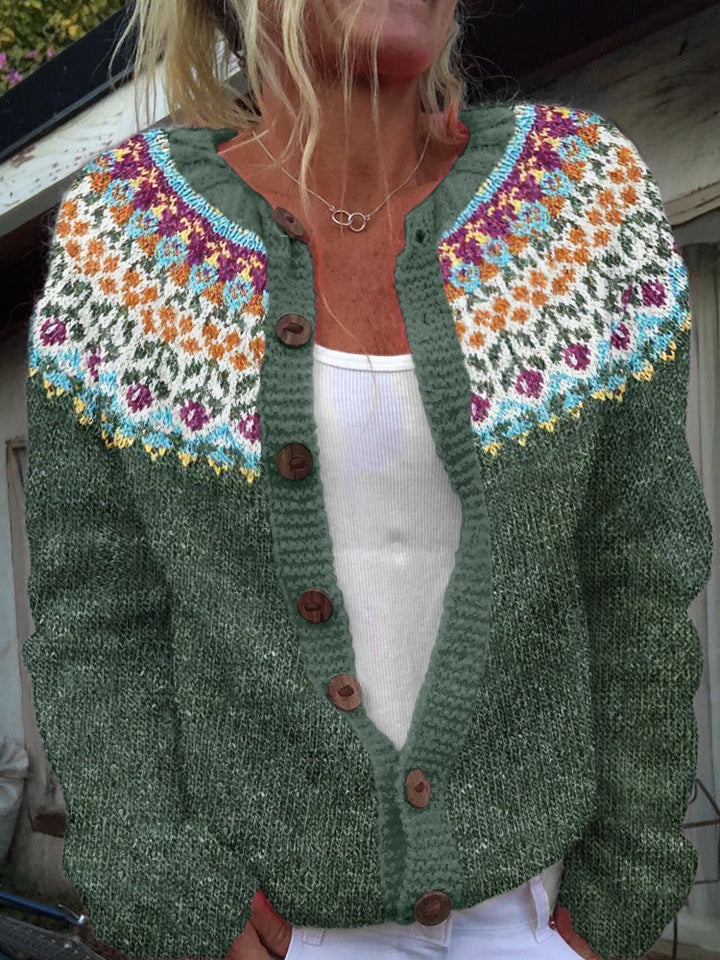 Sigrid | Strickjacke im isländischen Vintage-Stil