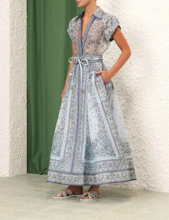 Magdalena | Bedrucktes zweiteiliges Boho-Set