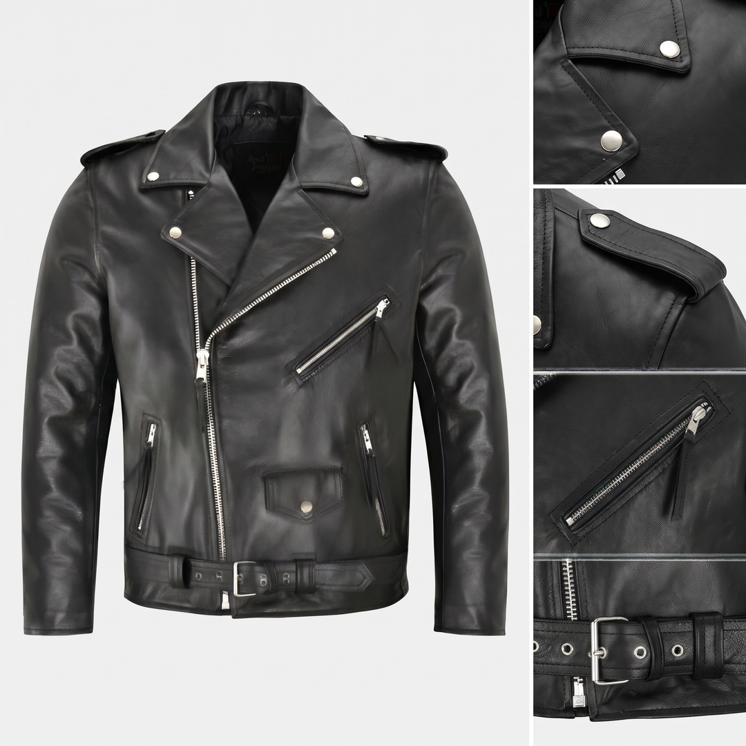 Felix | Schwarze Bikerjacke