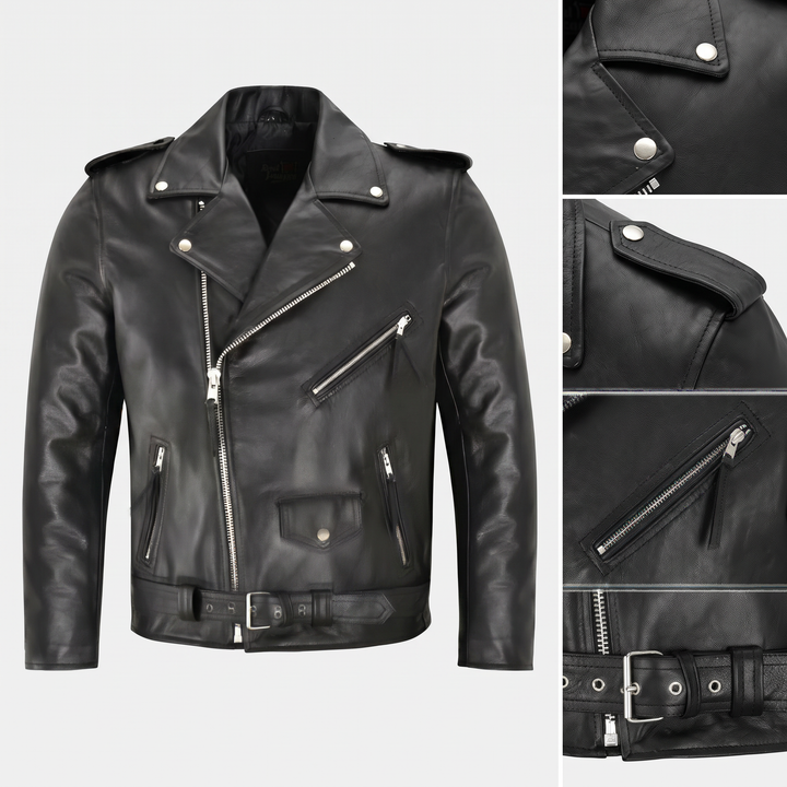 Felix | Schwarze Bikerjacke
