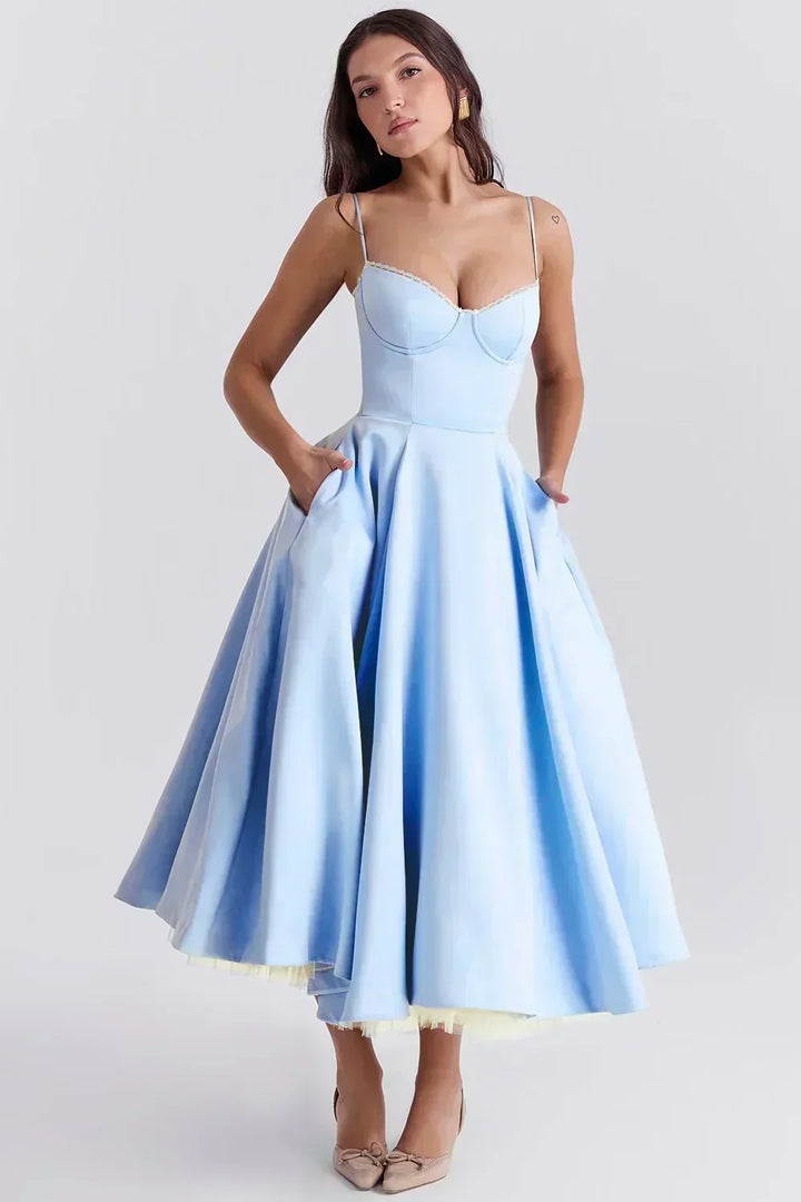 Britta | Midikleid aus Luxus