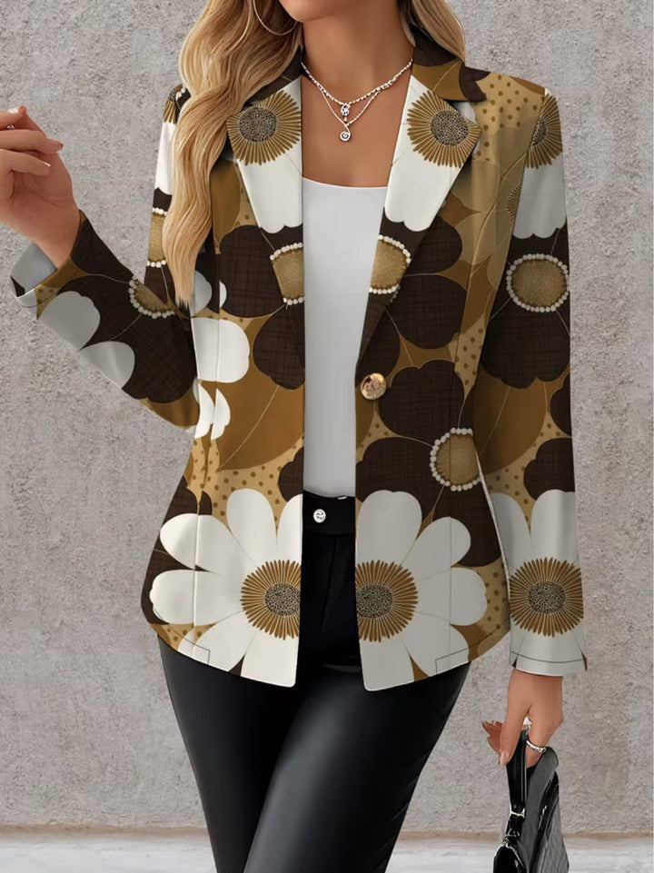 Marianne | Blazer mit großem Kreismuster