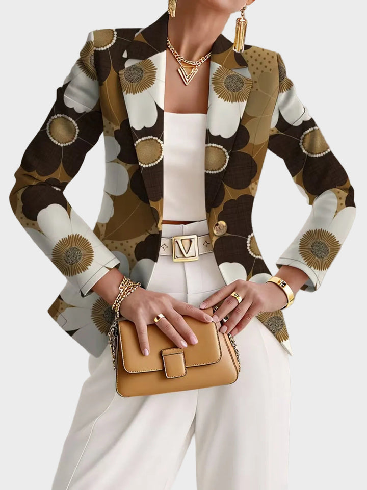 Marianne | Blazer mit großem Kreismuster