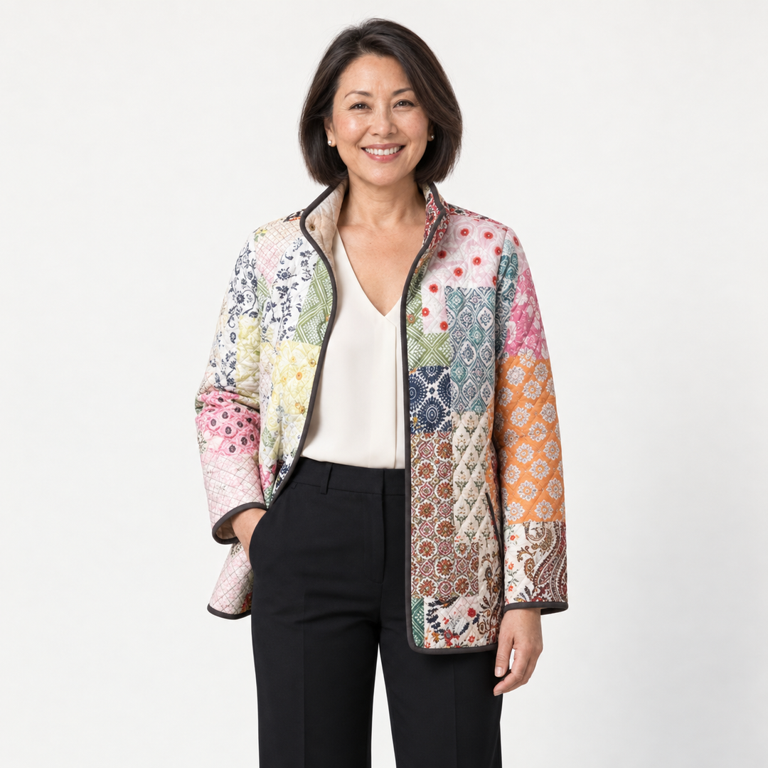 Matilda | Steppjacke im Boho-Patchworkstil