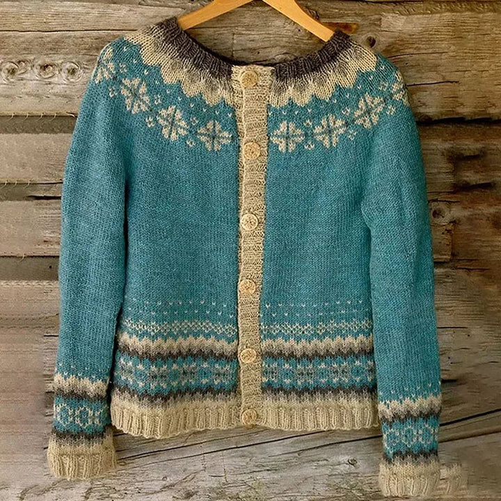 Anneliese | Strickjacke im isländischen Vintage-Stil