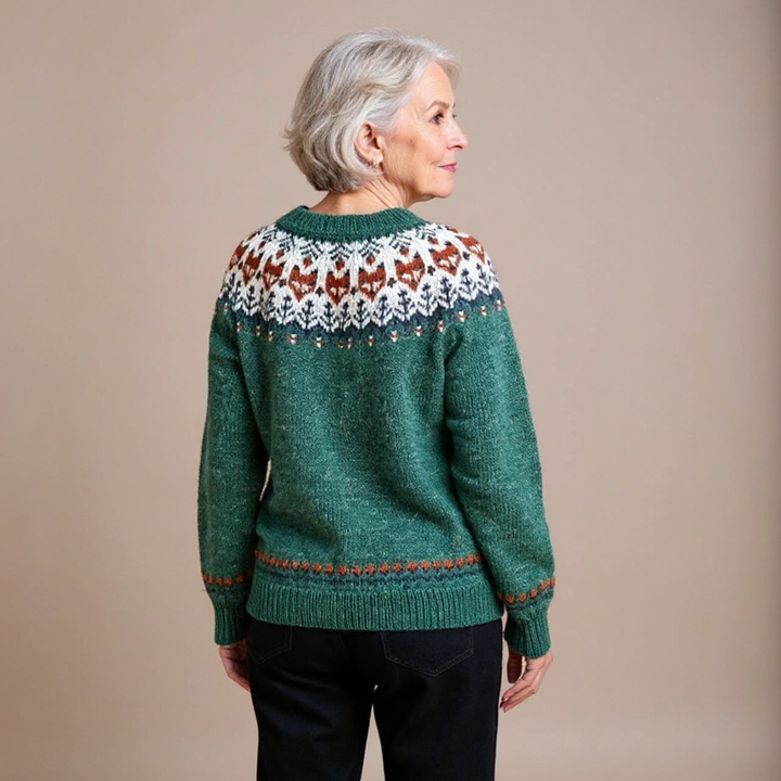 Gudrun | Strickjacke im isländischen Vintage-Stil