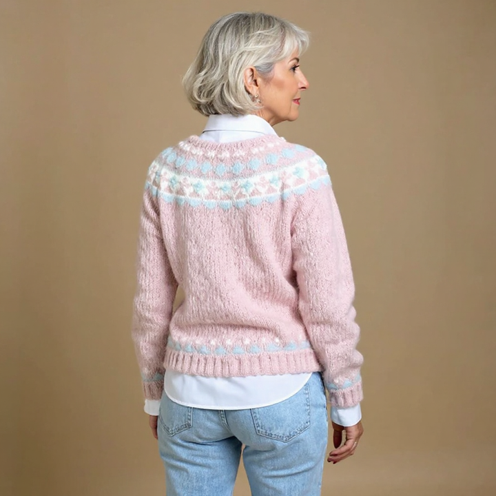 Waltraud | Strickjacke im isländischen Vintage-Stil