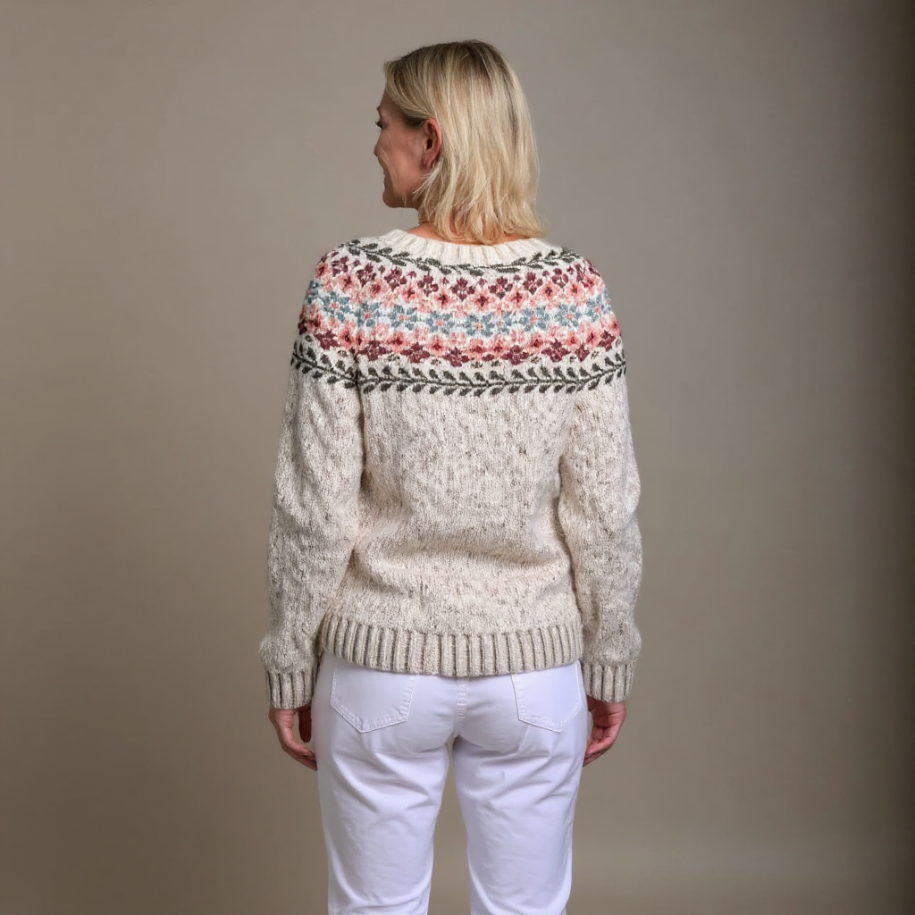 Magdalena | Strickjacke im isländischen Vintage-Stil