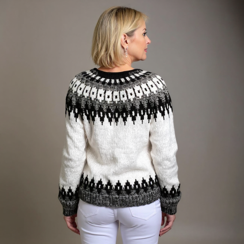 Regina | Strickjacke im isländischen Vintage-Stil