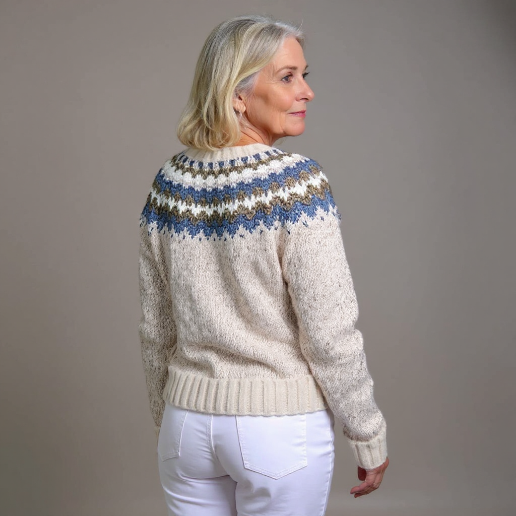 Marlene | Strickjacke im isländischen Vintage-Stil