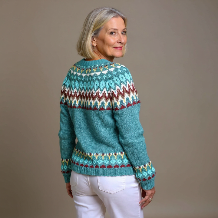 Helga | Strickjacke im isländischen Vintage-Stil