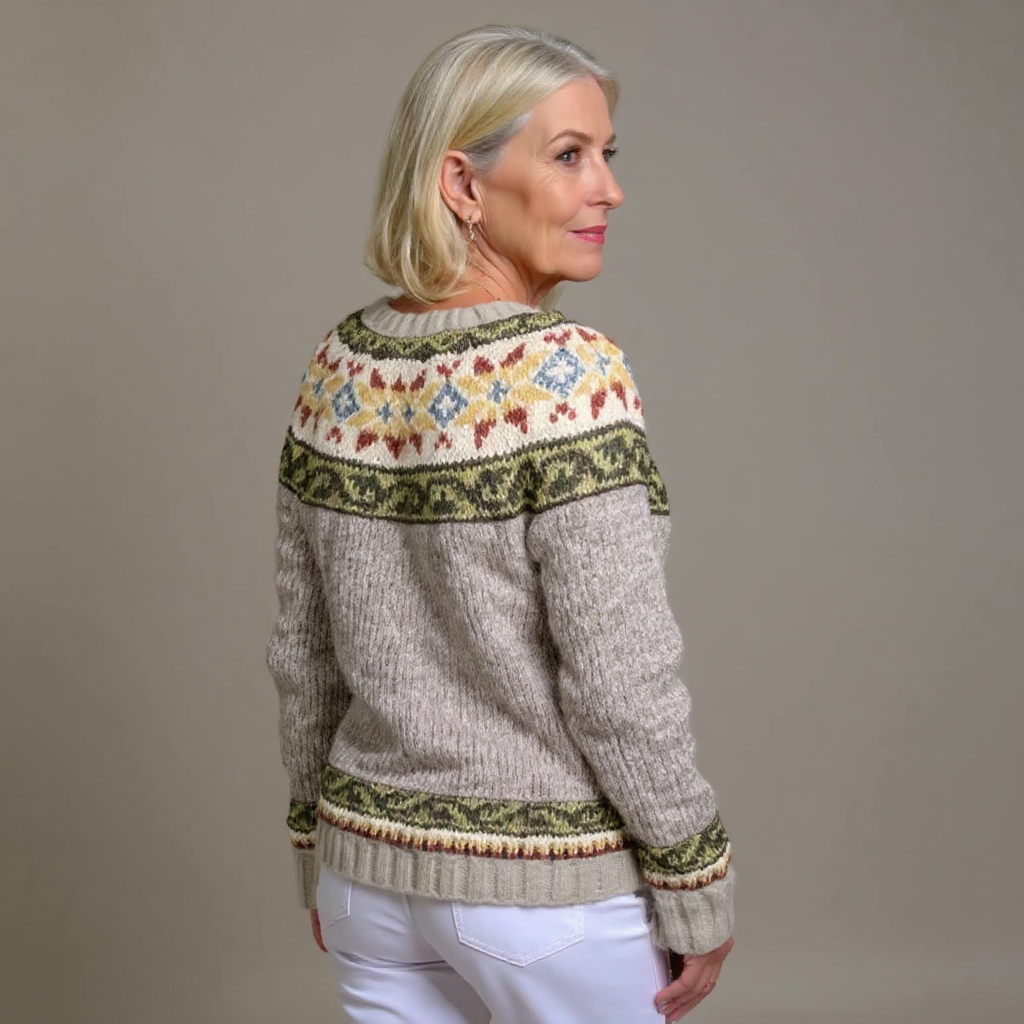 Ursula | Strickjacke im isländischen Vintage-Stil
