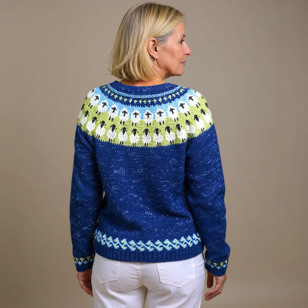 Gisela | Strickjacke im isländischen Vintage-Stil