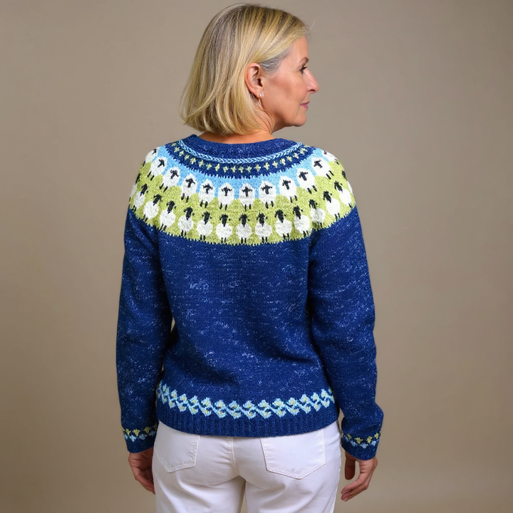 Gisela | Strickjacke im isländischen Vintage-Stil