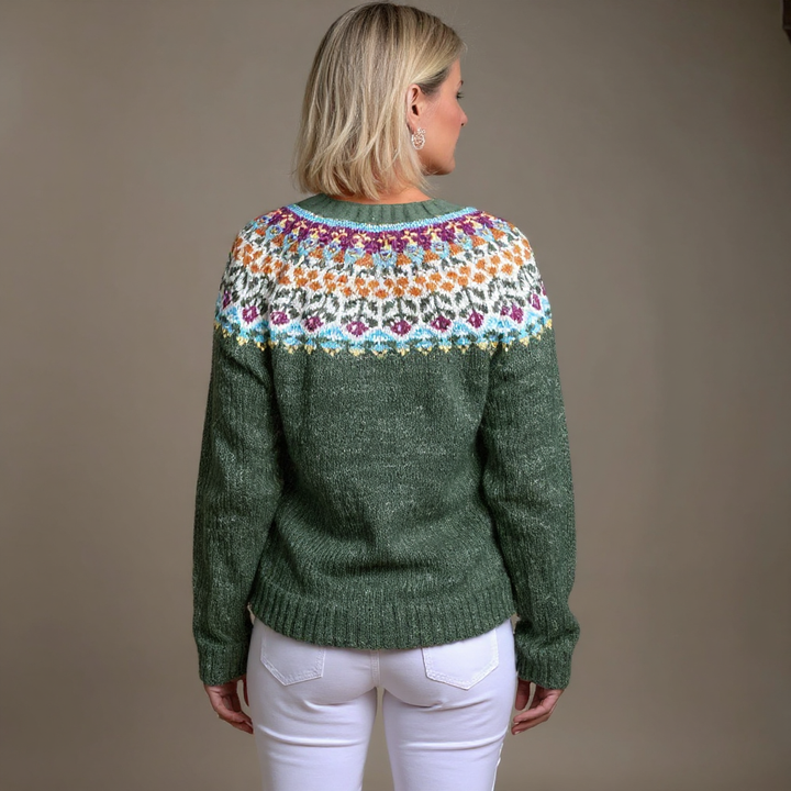 Sigrid | Strickjacke im isländischen Vintage-Stil
