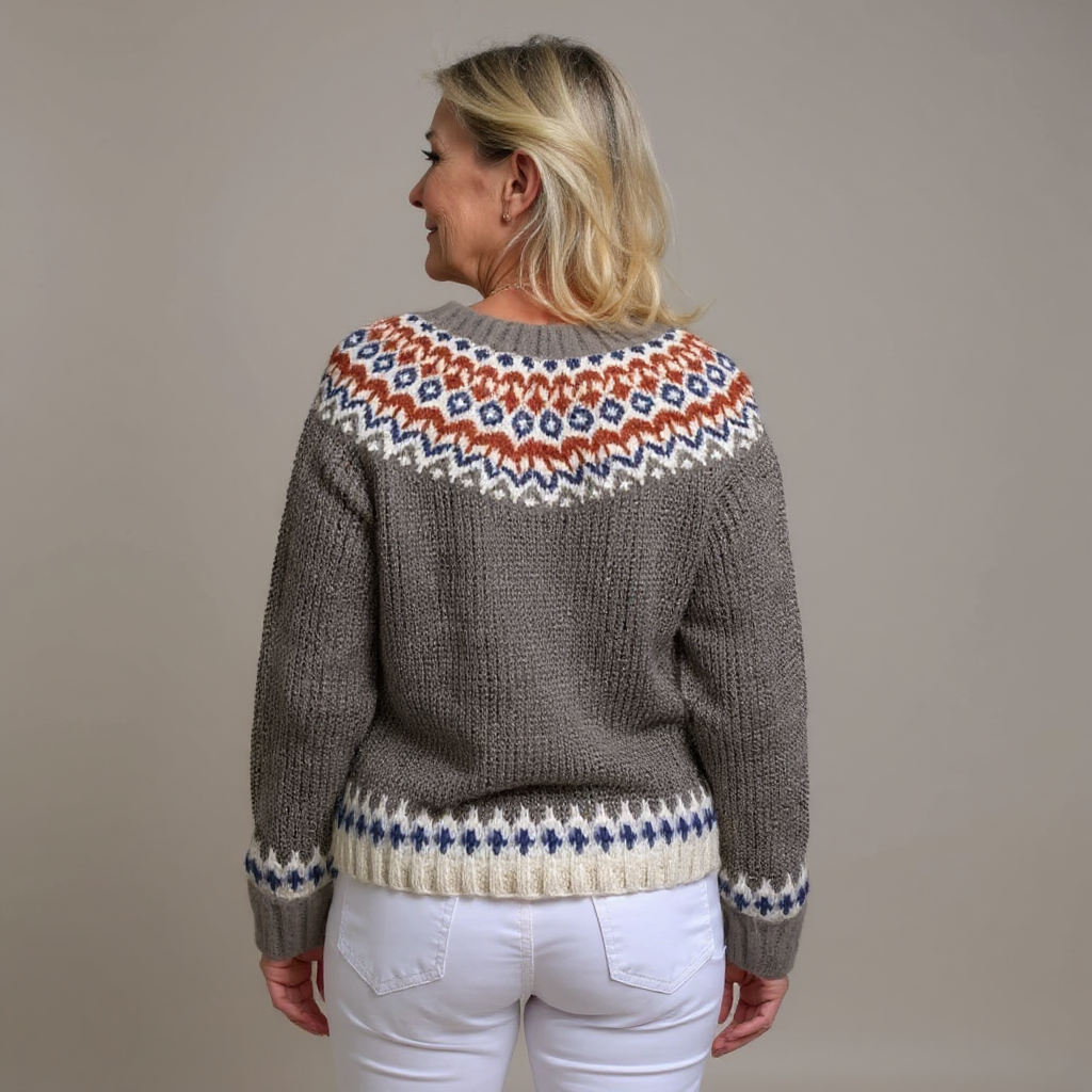 Lieselotte | Strickjacke im isländischen Vintage-Stil