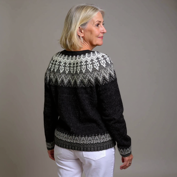 Klara | Strickjacke im isländischen Vintage-Stil