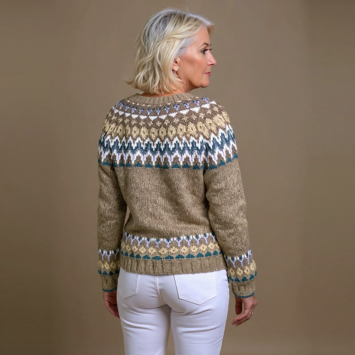 Elke | Strickjacke im isländischen Vintage-Stil