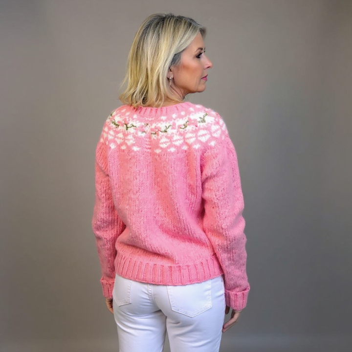 Johanna | Strickjacke im isländischen Vintage-Stil