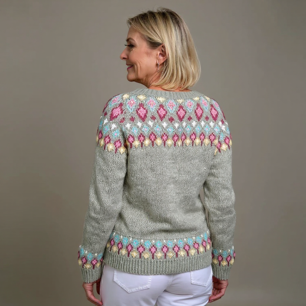 Frieda | Strickjacke im isländischen Vintage-Stil