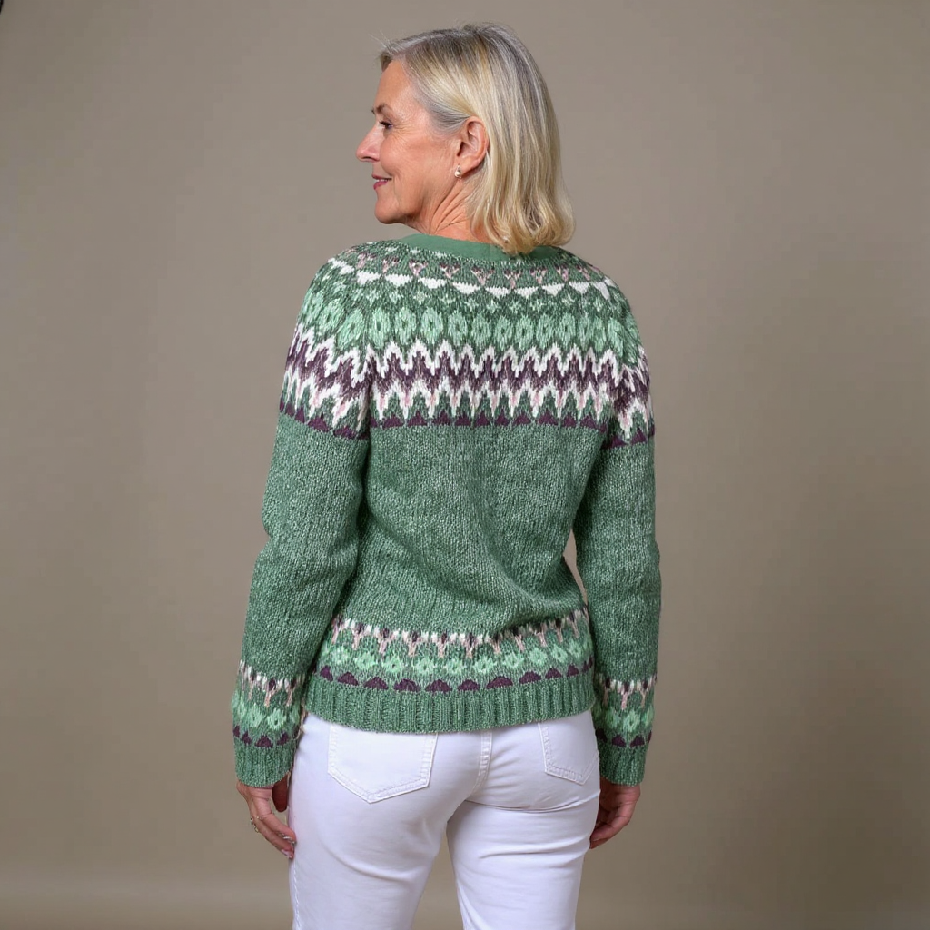 Luise | Strickjacke im isländischen Vintage-Stil