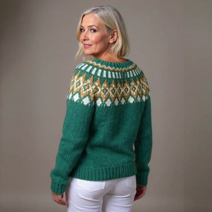 Petra | Strickjacke im isländischen Vintage-Stil