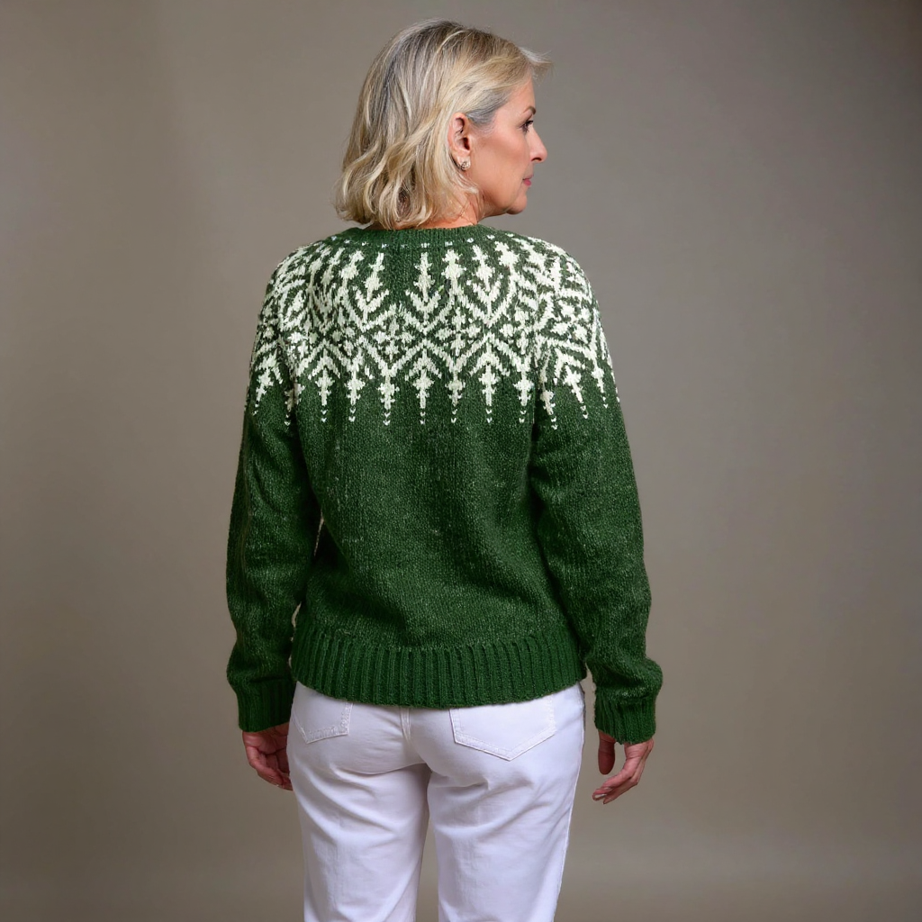 Birgit | Strickjacke im isländischen Vintage-Stil