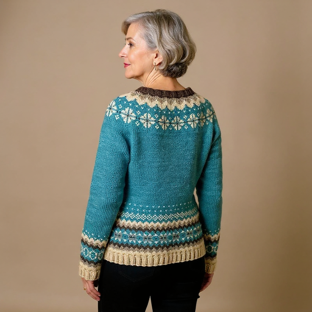 Anneliese | Strickjacke im isländischen Vintage-Stil