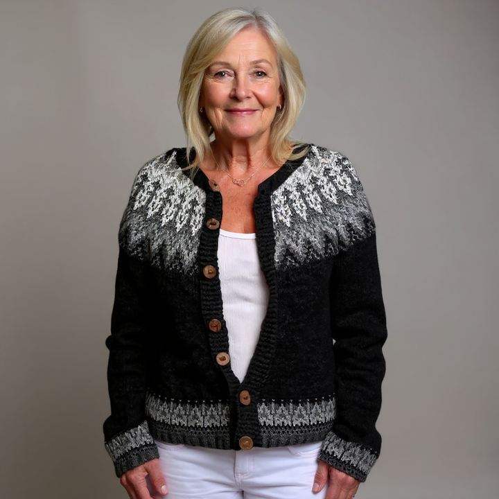 Klara | Strickjacke im isländischen Vintage-Stil