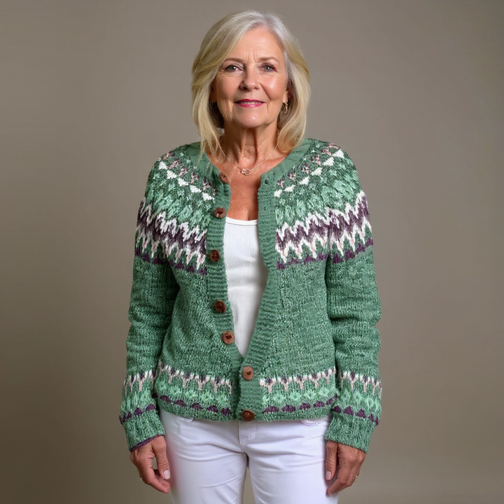Luise | Strickjacke im isländischen Vintage-Stil